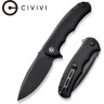 Складной нож CIVIVI PRAXIS сталь 9Cr18MoV, рукоять G10 черная C803G